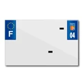 BANDE PLAQUE MOTO 210x130 POUR PVC VIERGE DEP. 04/EURO (VENDU A L'UNITE)