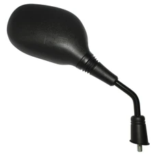 RETROVISEUR ADAPTABLE PEUGEOT 50 TWEET 2010>2018, 125 TWEET 2010> / SYM 50-125 SYMPHONY 2009>2016  DROIT NOIR (OE 88110APA000) (HOMOLOGUE CE)  -SELECTION P2R-