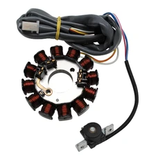 STATOR ALLUMAGE SCOOT ADAPTABLE MBK 50 BOOSTER 2004>, NITRO 2004>, OVETTO 2T 2002>, STUNT 2004> / YAMAHA 50 BWS 2004>, AEROX 2004>, NEOS 2T 2002>, SLIDER 2004> (12 POLES) -P2R