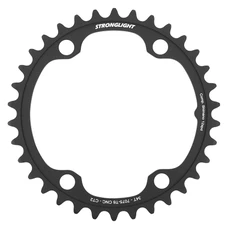 PLATEAU ROUTE 4BRA D.110 POUR SHIMANO DURA ACE 9200 STRONGLIGHT 34DTS INTERIEUR NOIR CT2 12V. POUR EXTERIEUR 48-50DTS