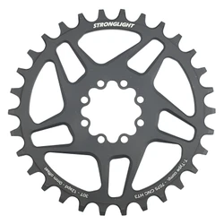 PLATEAU VTT DIRECT MOUNT 8 TROUS POUR SRAM X01/XX1 STRONGLIGHT MONO ALU HT3 NOIR 30DTS - 12V. NARROW WIDE