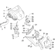 Couvercle arrière - Pare-boue