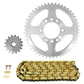 KIT CHAINE ADAPTABLE YAMAHA 125 DT MX 1978>1991 428 16x49 (DIAM COURONNE 62/80/10.5) (DEMULTIPLICATION ORIGINE) -AFAM