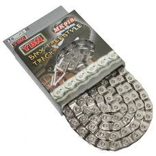CHAINE VELO 1/3V. BMX YBN DEMI-MAILLON NICKEL TEFLON 100 MAILLONS (FIXIE / SINGLESPEED)