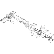 La transmission arrière / Composants