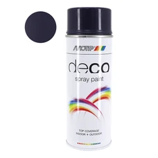 BOMBE DE PEINTURE MOTIP DECO GLYCERO BRILLANT BLEU ACIER AEROSOL 400ml (01635)