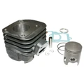 CYLINDRE SCOOT ADAPTABLE MBK 50 OVETTO 2T, MACH G/YAMAHA 50 NEOS 2T, JOG/APRILIA 50 SR/MALAGUTI 50 F10 -P2R FONTE AVEC PISTON GRAPHITE