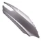 AILE/FLANC ARRIERE DROITE ORIGINE PIAGGIO 300-500 MP3 BUSINESS 2014> GRIS 760/B -1B002011000H4