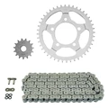 CHAIN AND SPROCKET KIT FOR SUZUKI 650 SV/S 1999>2007  525  15x44  (Ø SPROCKET 87/110/10.5) (OEM SPECIFICATION)  -AFAM-