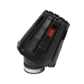 FILTRE A AIR MALOSSI E5 PHBL INCLINE 30- COUVERCLE NOIR D.38mm