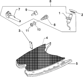 SERRURES REPOSE-PIEDS
