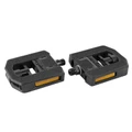 PEDALE CITY ERGOTEC PLIANTE ALU/RESINE NOIR 9/16 (PAIRE SUR CARTE) 100x102mm