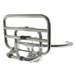 REAR LUGGAGE RACK "PIAGGIO GENUINE PART" 125-250-300 VESPA GTS CHROME -606525M