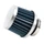 FILTRE A AIR AVOC TYPE KN CHROME/BLEU FIXATION DROITE DIAM 44/35/28 mm