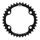 PLATEAU ROUTE 4BRA D.110 POUR SHIMANO 105 R7100 / ULTEGRA R8100 MICHE 36DTS INTERIEUR NOIR 12V.