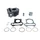 CYLINDER FOR SCOOT PEUGEOT 50 LUDIX ONE-TREND-SNAKE-CLASSIC, VIVACITY 2 Stroke 2008>, KISBEE 2 Stroke 2013>, CITYSTAR -P2R CAST IRON + GRAPHITE PISTON