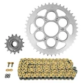 CHAIN AND SPROCKET KIT FOR DUCATI 1200 DIAVEL 2011>2018  525  15x43  (REAR SPROCKET Ø 60/110/38)  (OEM SPECIFICATIONS)  -AFAM-
