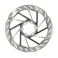 BRAKE DISC-FOR MTB- 6 HOLES- SRAM HS2 160mm SILVER (RECTIFIED EDGE FOR SECURITY)