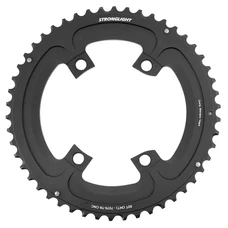PLATEAU ROUTE 4BRA D.110 POUR SHIMANO R9200/8100/7100 STRONGLIGHT DOUBLE 50DTS EXTERIEUR NOIR (POUR INTERIEUR 34DTS) NON FILETE - EPAISSEUR mm 12V. PRENDRE REF POUR KIT INTRAVIS