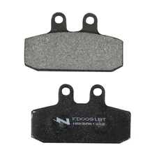 PLAQUETTE DE FREIN NEWFREN POUR APRILIA 125-150-200-250-300-400-500 SCARABEO AV / DERBI 125-250-300 RAMBLA AV / MALAGUTI 500 SPIDERMAX AV  (FD0091BT)  (TOURING ORGANIQUE)