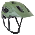 CASQUE VELO ADULTE NEWTON VTT CORSICA VERT INSERT NOIR TAILLE 59-61 VISIERE REGLABLE REGLAGE MOLETTE 330 g