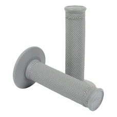 REVETEMENT POIGNEE PROGRIP MOTO OFF ROAD 793 SIMPLE DENSITE GRIS CLAIR CLOSED END 115mm (CROSS/MX) (PAIRE)