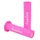 REVETEMENT POIGNEE DOMINO MOTO ON ROAD A010 FUCHSIA/BLANC OPEN END 120-125mm (PAIRE)