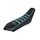 COUVRE/HOUSSE DE SELLE 50 A BOITE KRM PRO RIDE POUR RIEJU 50 MRT 2009> NOIR/BLEU TURQUOISE