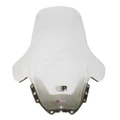 WINDSHIELD FOR MAXISCOOTER PIAGGIO 250 MP3 2007>, 400 MP3 2007> (TALL-CLEAR)WITH SCREEN PRINTING (H 685mm - L 700mm)  -FACO-