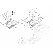 Protection centrale - Repose-pieds
