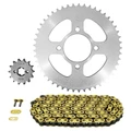 CHAIN AND SPROCKET KIT FOR SUZUKI 125 VANVAN 2007>2018 428 14x49 (REAR SPROCKET Ø 64/84/10.5) (OEM SPECIFICATIONS) -AFAM