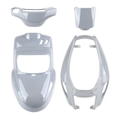 CARROSSERIE/CARENAGE SCOOT ADAPTABLE MBK 50 BOOSTER 2004>/YAMAHA 50 BWS 2004> GRIS NARDO (KIT 4 PIECES) -P2R
