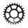 CHAINRING FOR MTB - SINGLE 26T. TA ONE C55 DIRECT MOUNT- ALUMINIUM MATT BLACK- FOR CANNONDALE Ai and FSA 10/11012Speed. (offset 6mm)