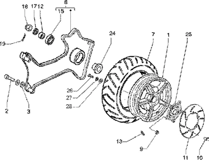 Roue ar.