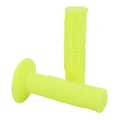 REVETEMENT POIGNEE DOMINO MOTO OFF ROAD 1150 JAUNE FLUO CLOSED END 120mm (PAIRE)