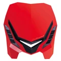 PLAQUE PHARE/TETE DE FOURCHE MOTO UNIVERSEL POLISPORT E-BLAZE ROUGE HONDA/NOIR (LED)