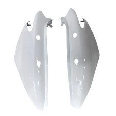 REAR SIDE COVER FOR SCOOT MBK 50 OVETTO 2008>/YAMAHA 50 NEOS 2008> -GLOSS WHITE- (PAIR)
