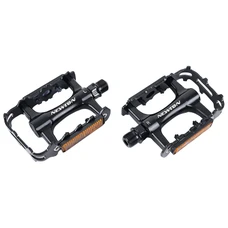 PEDALE VTT ALU NEWTON NOIR CAGE ALU NOIR 9/16" ROULEMENT DU (PAIRE)