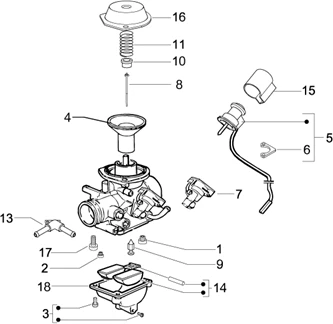 Composants de carburateur