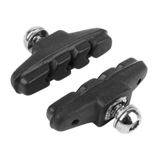 BRAKE PADS FOR ROAD BIKE/FIXIE NEWTON THREADED STUD - BLACK (1 PAIR)