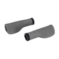 POIGNEE CITY HERRMANS TOWN WAVE DD48 AVEC LOCK-ON GRIS L 130 mm DIAM 22 mm (PAIRE SUR CARTE)