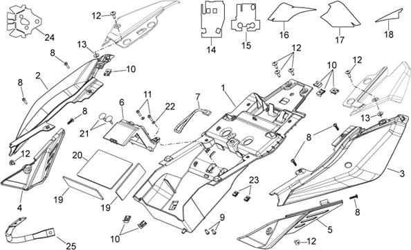 Carrosserie posterieure I