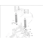 Suspension arrière - Amortisseur/s