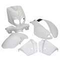 CARROSSERIE/CARENAGE SCOOT ADAPTABLE PEUGEOT 50 TKR, TREKKER 2007> BLANC BRILLANT (KIT 7 PIECES)  -P2R-
