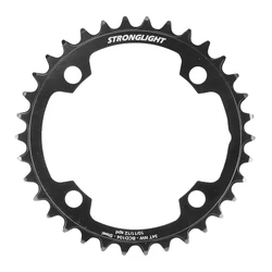 PLATEAU VAE/E-BIKE 4BRA D.104 POUR BOSCH / BROSE / YAMAHA / BAFANG / SHIMANO /SRAM STRONGLIGHT 34DTS MONO NOIR ACIER NARROW WIDE 12/11/10V.