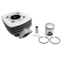 CYLINDRE CYCLO ADAPTABLE PEUGEOT 103 AIR (BRIDE+ECROU) (VENDU SANS JOINT) -ALU NIKASIL AIRSAL