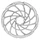 BRAKE DISC FOR MTB - 6 holes NEWTON BRAKCO COMPATIBLE SHIMANO AND MORE Ø 203mm SILVER - REINFORCED 2mm FOR E-BIKES
