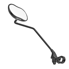 MIRROR FOR BICYCLE - ERGOTEC M-88 LV ALUMINIUM/STEEL - LEFT - BLACK - 115 mm