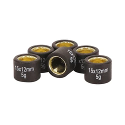 GALET/ROULEAU SCOOT MAGNETI MARELLI 15x12 5,0g (x6) POUR MBK 50 BOOSTER, NITRO, OVETTO, STUNT/YAMAHA 50 BWS, AEROX, NEOS, SLIDER