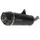 POT MAXISCOOTER LEOVINCE SBK NERO POUR PEUGEOT 400 METROPOLIS 2013>2016 (COUPELLE CARBONE) (SANS CATALYSEUR) (HOMOLOGUE CE)  -REF 14019-